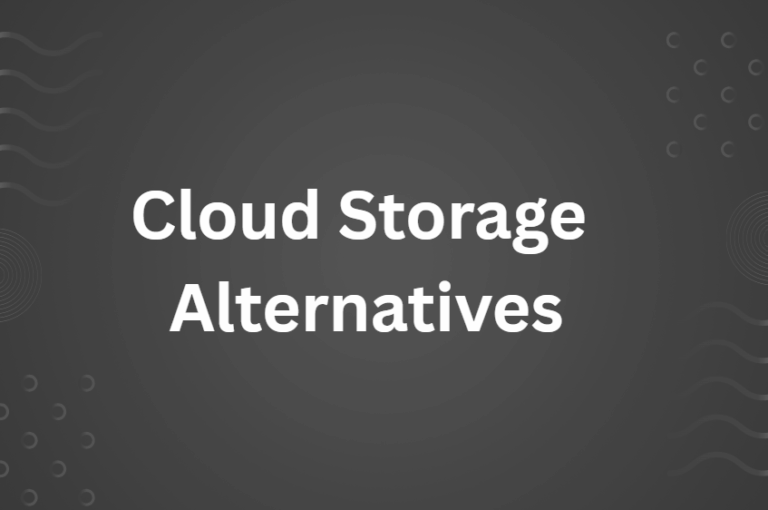 Cloud Storage Alternatives
